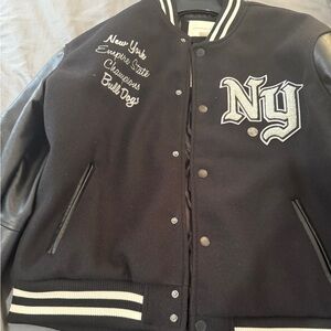 Aeropostale Black Varsity Jacket